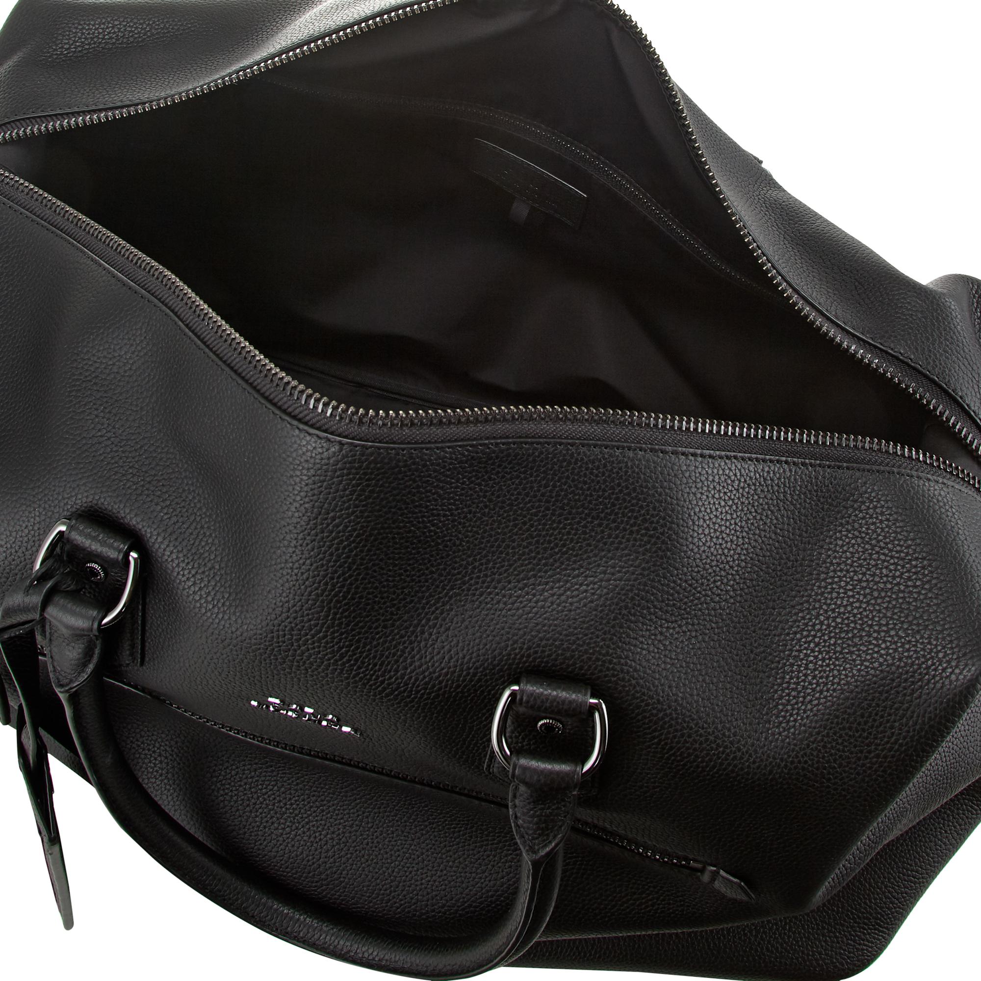 Pebbled Leather Duffle Bag